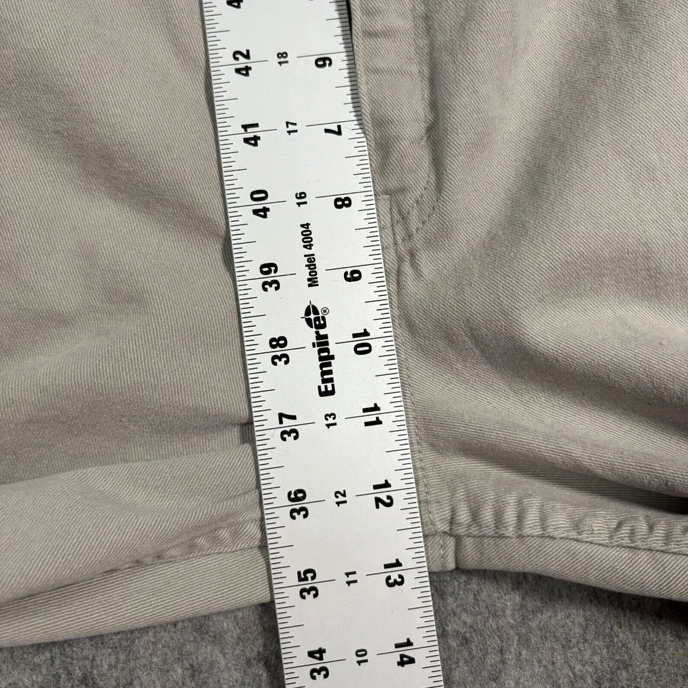 Levi's 550 Boy's Pants Size 6 Reg M Beige Tan Flat Front Relaxed Fit Tapered Leg